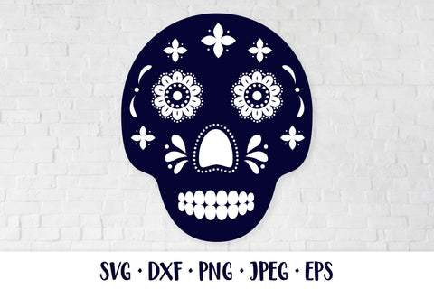 Dia de los Muertos sugar skull SVG. Mexican Day of the Dead SVG LaBelezoka 