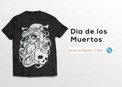 Dia De Los Muertos SVG T-Shirt Design SVG naemmiah021 