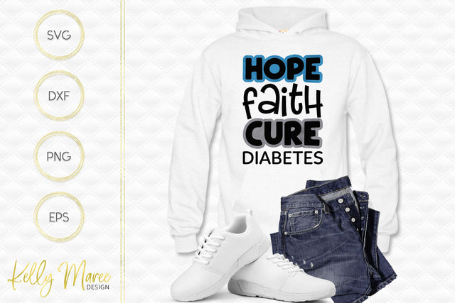 Diabetes Awareness Cut File Kelly Maree Design 