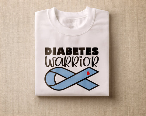 Diabetes Awareness SVG Bundle, 6 Designs, Diabetes Warrior SVG, Fight Diabetes SVG, Peace Love Cure Diabetes SVG SVG HappyDesignStudio 