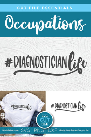 Diagnostician svg, diag svg, school diagnostician, life SVG SVG Cut File 