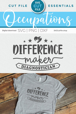 Diagnostician svg, diag svg, school diagnostician SVG SVG Cut File 