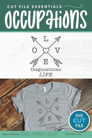 Diagnostician svg, diag svg, school diagnostician SVG SVG Cut File 