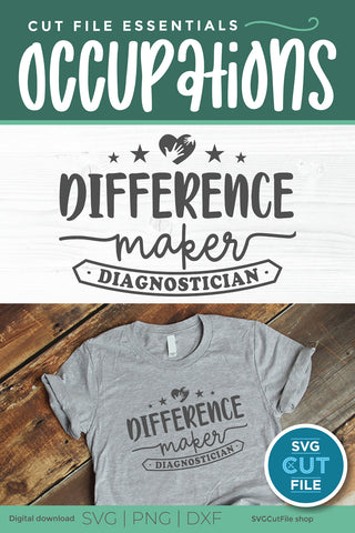 Diagnostician svg, diag svg, school diagnostician SVG SVG Cut File 