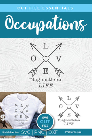 Diagnostician svg, diag svg, school diagnostician SVG SVG Cut File 