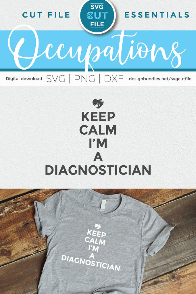 Diagnostician svg, diag svg, school diagnostician - So Fontsy