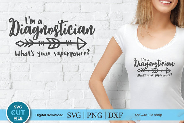 Diagnostician svg Super Power SVG SVG Cut File 