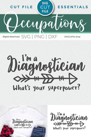 Diagnostician svg Super Power SVG SVG Cut File 