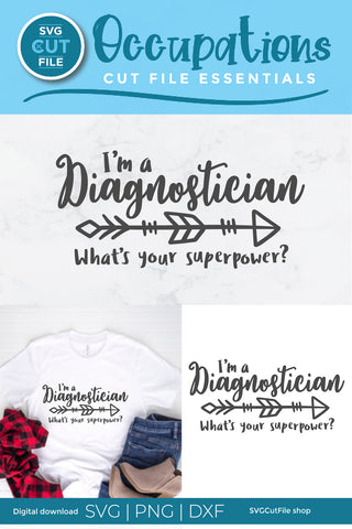 Diagnostician svg Super Power SVG SVG Cut File 
