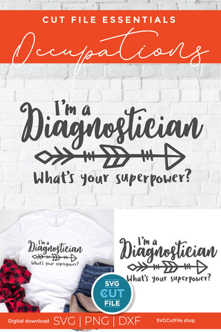 Diagnostician svg Super Power SVG SVG Cut File 