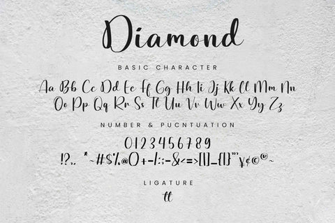 Diamond Font LetterdayStudio 