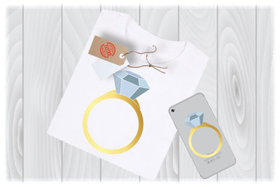 Diamond Ring SVG Files for Cricut Designs | Engagement SVG Files | Wedding SVG Files SVG My Sew Cute Boutique 