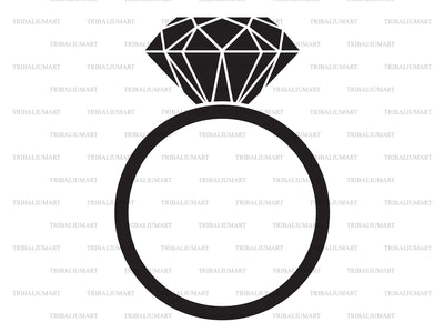 Diamond ring SVG TribaliumArtSF 