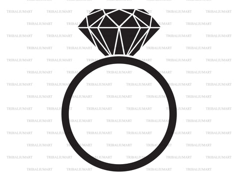 Diamond ring SVG TribaliumArtSF 