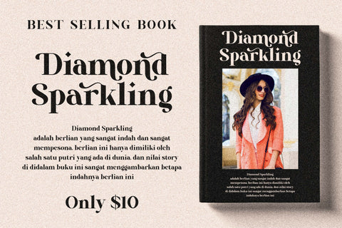 Diamond Sparkling Font Letterena Studios 