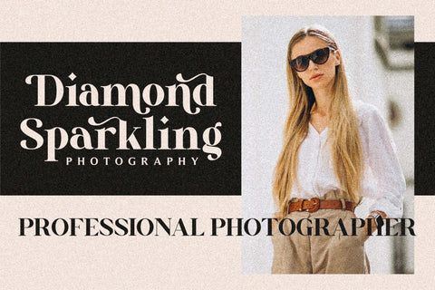 Diamond Sparkling Font Letterena Studios 