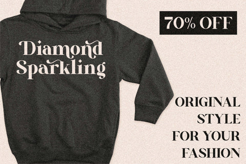 Diamond Sparkling Font Letterena Studios 