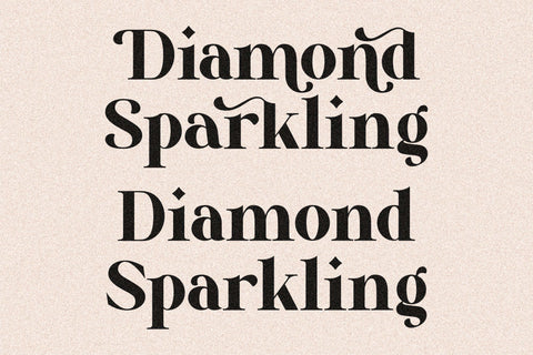 Diamond Sparkling Font Letterena Studios 