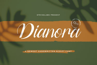 Dianora - Handwritten Script Font Font StringLabs 