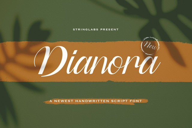 Dianora - Handwritten Script Font Font StringLabs 
