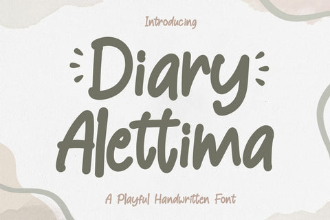 Diary Alettima Font Kotak Kuning Studio 