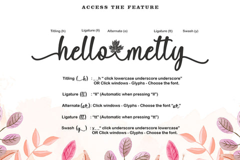 Diary Autumn Font Prasetya Letter 