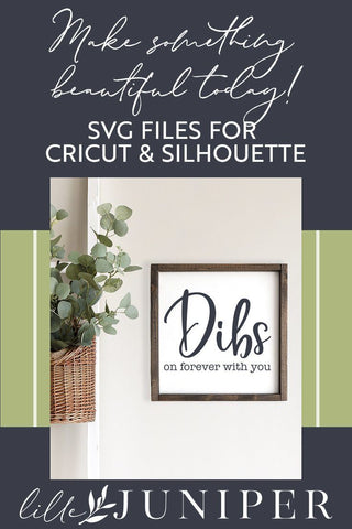 Dibs on Forever With You SVG | Marriage SVG SVG LilleJuniper 