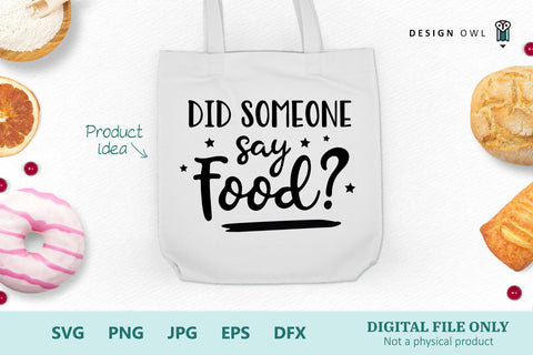 Did someone say food? SVG Design Owl 