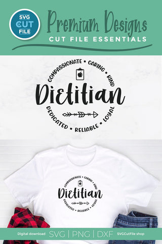 Dietitian svg for Cricut or Silhouette SVG SVG Cut File 
