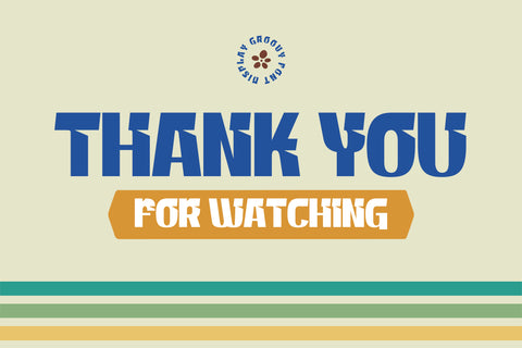 difayuni | Groovy Retro Font Font twinletter 