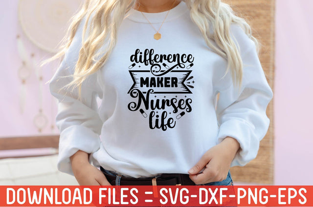 difference maker nurses life SVG farhad farhad 
