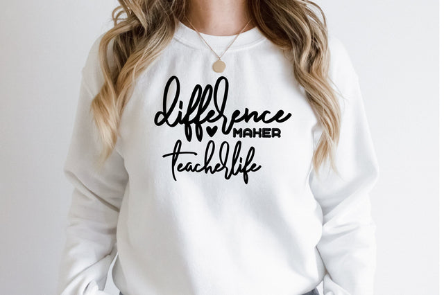 Difference Maker TeacherLife SVG nirmal108roy 