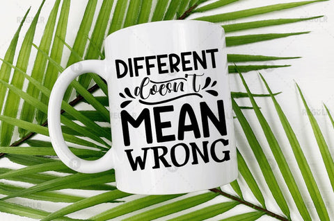 Different doesnt mean wrong SVG SVG Regulrcrative 