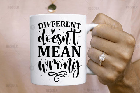 Different doesn't mean wrong SVG SVG Regulrcrative 