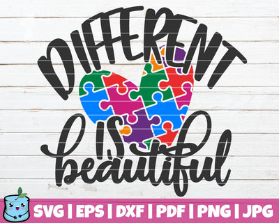 Different Is Beautiful SVG MintyMarshmallows 