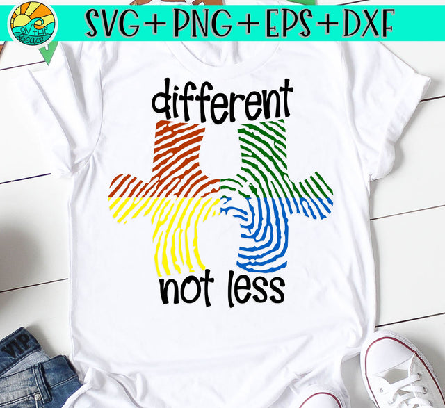 Different Not Less - SVG PNG EPS DXF SVG On the Beach Boutique 