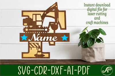 Digger Capital Monogram Letter F SVG SVG APInspireddesigns 