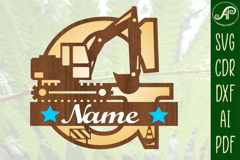 Digger Capital Monogram Letter G SVG SVG APInspireddesigns 