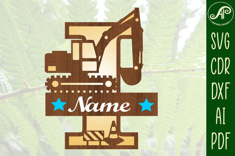 Digger Capital Monogram Letter I SVG SVG APInspireddesigns 