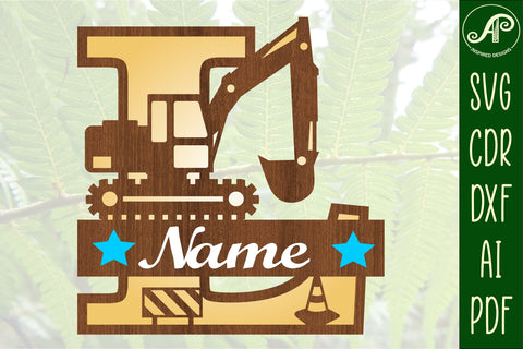 Digger Capital Monogram Letter L SVG SVG APInspireddesigns 