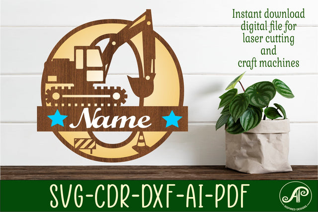 Digger Capital Monogram Letter O SVG SVG APInspireddesigns 