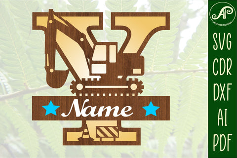 Digger Capital Monogram Letter Y SVG SVG APInspireddesigns 