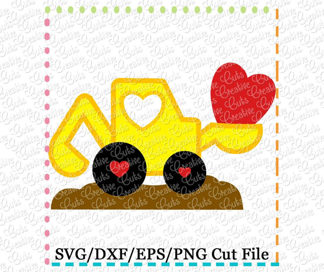 Digger Hearts Cut File Creative Appliques 