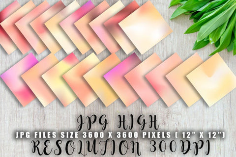 Digital Paper background gradient color orange pink Digital Pattern artnoy 
