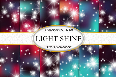 Digital paper Background Space Galaxy and sparkle light Digital Pattern artnoy 