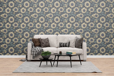 Digital paper Black Eyed Susan seamless pattern Digital Pattern artnoy 