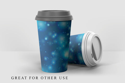 Digital Paper blue bokeh gradient color background Digital Pattern artnoy 