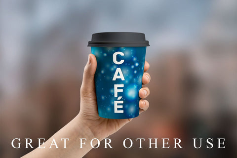 Digital Paper blue bokeh gradient color background Digital Pattern artnoy 