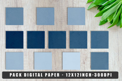 Digital paper blue wall texture background Digital Pattern artnoy 