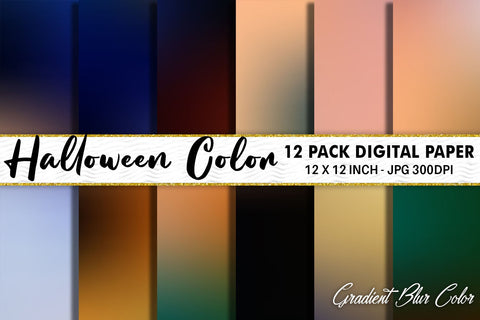 Digital Paper blur gradient halloween color background Digital Pattern artnoy 